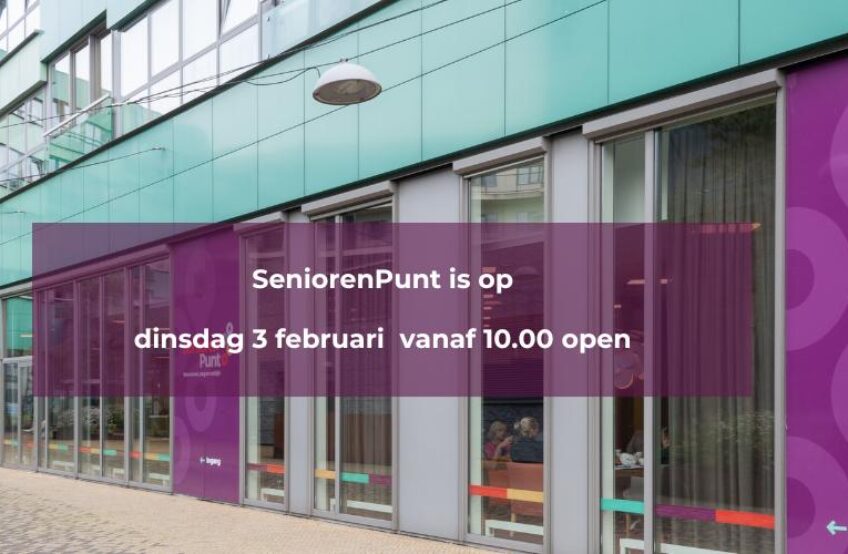 Dinsdag 3 februari open vanaf 10.00 uur